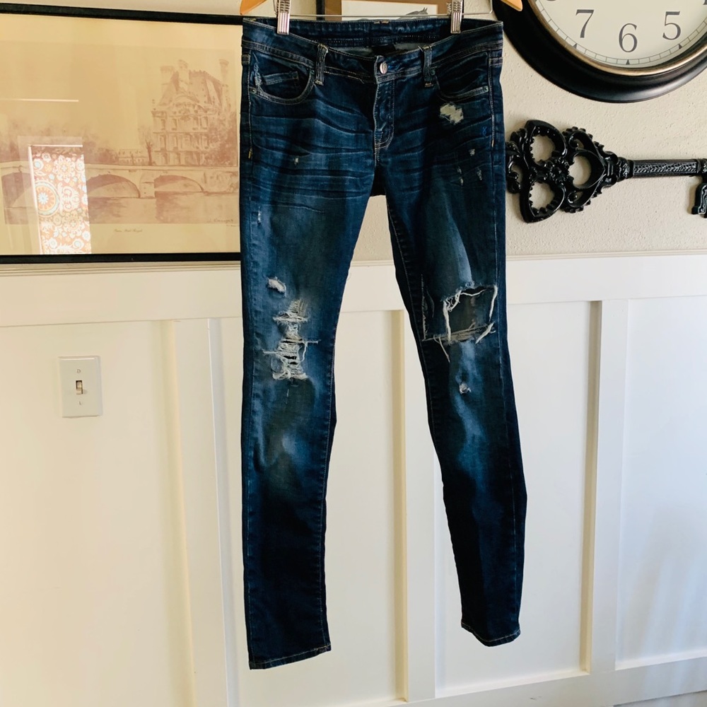 Genetic Denim The Shane Skinny Jeans Size 28 k125